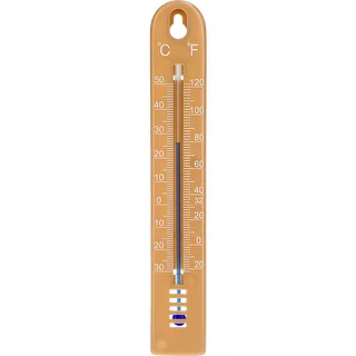 Θερμόμετρο γενικής χρήσης (-30 έως +50°C), 17 cm, ανοιχτό καφέ