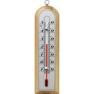 Θερμόμετρο δωματίου με ασημένια κλίμακα (-10°C έως +50°C) 16 cm ποικιλία