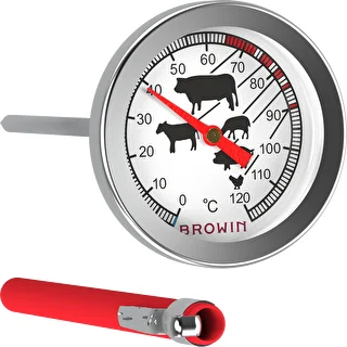 Θερμόμετρο για ψήσιμο κρεάτων (0°C έως +120°C) 12,5cm