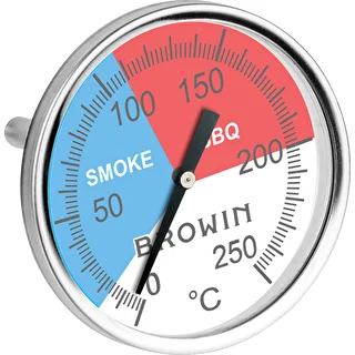 Θερμόμετρο για καπνιστήριο και BBQ (0°C έως +250°C) 5,2cm
