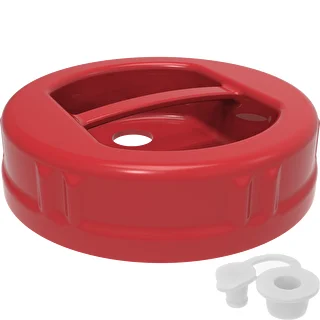Πλαστικό καπάκι twist-off Φ 100 με οπή και πώμα