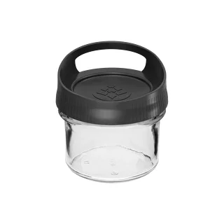 Γυάλινο δοχείο 235 ml, με βιδωτό καπάκι για ανάρτηση
