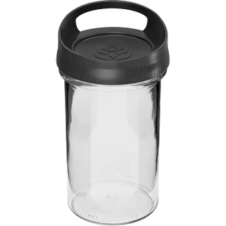 Γυάλινο δοχείο 545 ml, με βιδωτό καπάκι για κρέμασμα