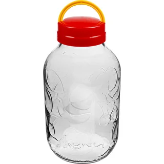 Βάζο για λικέρ 5L και βιδωτό καπάκι με λαβή