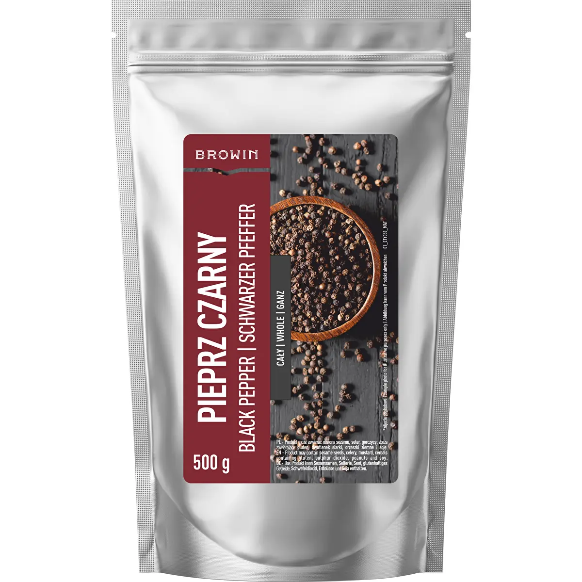 Πιπέρι μαύρο σε κόκκους, 500 g