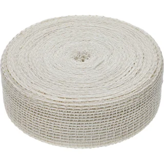 Λευκό δίχτυ αλλαντοποιίας διαστάσεων 12,5 cm x 50 m, με θερμική αντοχή έως 220°C