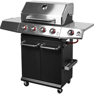 Ψησταριά υγραερίου dragON BBQ101, 11,7 kW, μαύρο-ασημί