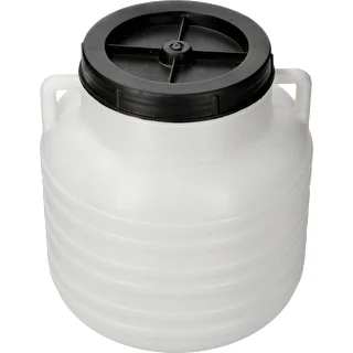 Βαρέλι ζύμωσης 10L - λευκό, με χειρολαβές