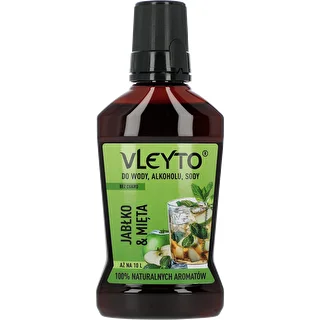 VLEYTO Μέντα & Μήλο – γευστική εσάνς με φυσικά αρώματα, 250 ml
