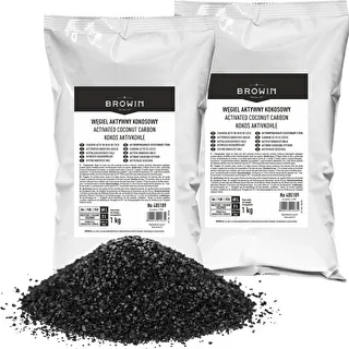 Ενεργός άνθρακας από κέλυφος καρύδας 1 kg x 2 - σετ