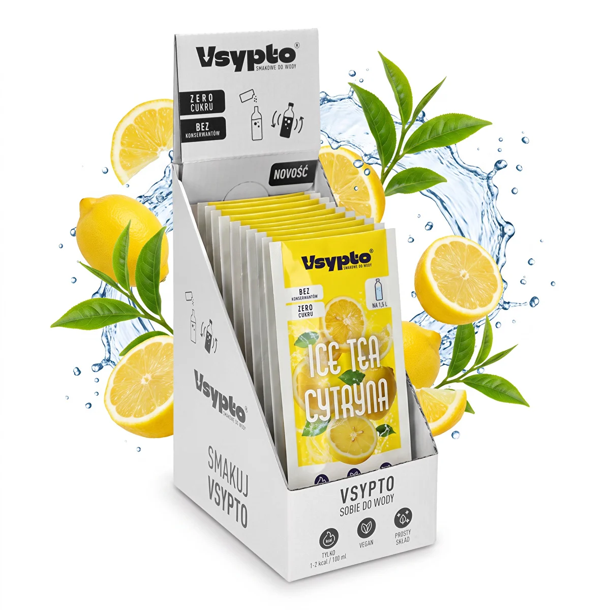 Vsypto Ice Tea Λεμόνι - σετ 15x9g