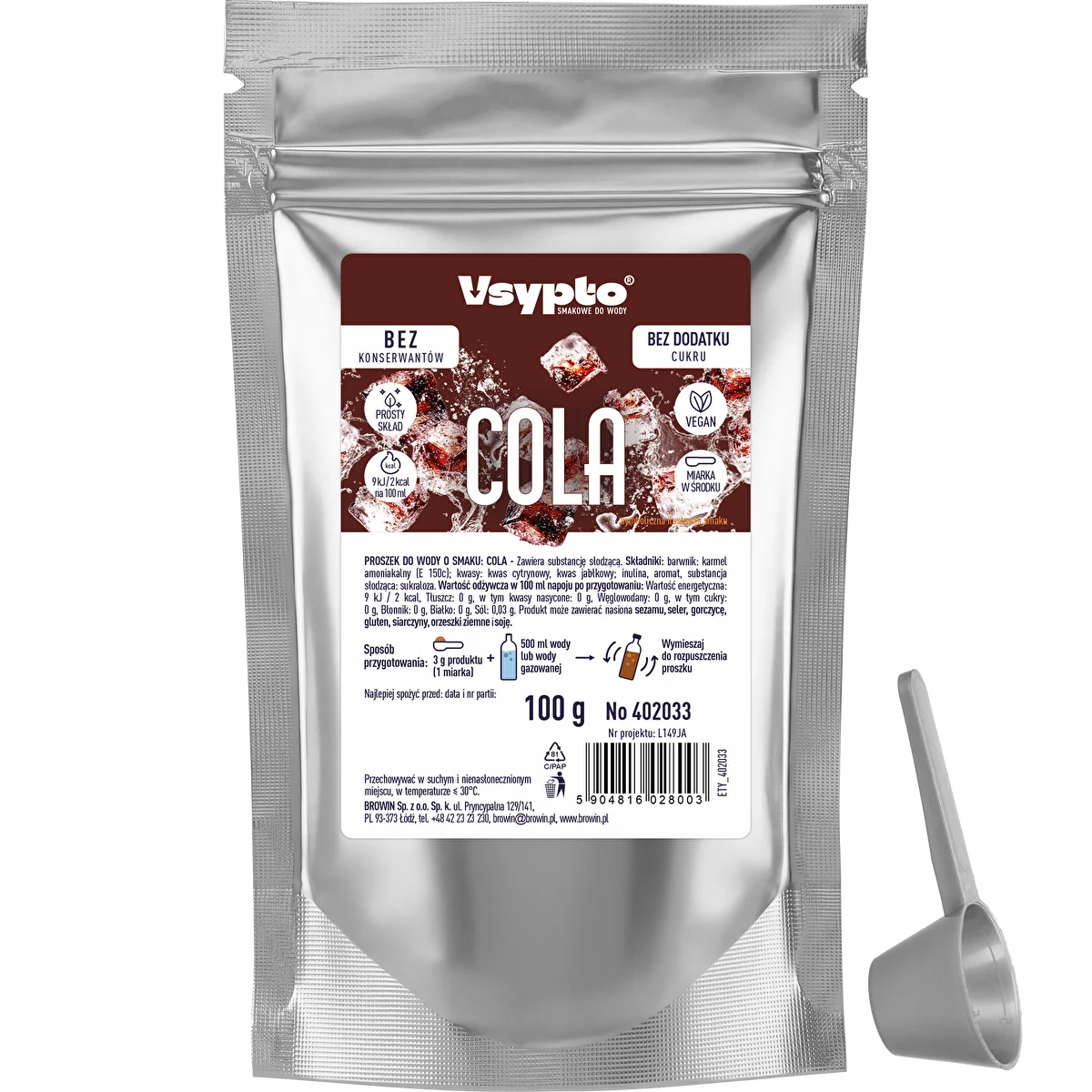 VSYPTO με γεύση Κόλα, 100 g