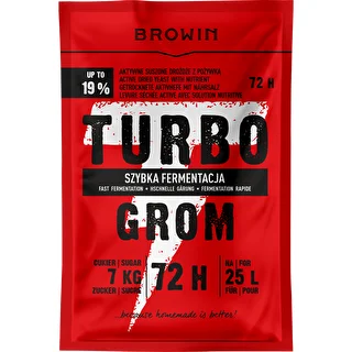 Αποστακτική μαγιά Turbo Grom 72h