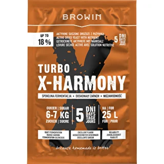 Ζύμες Turbo X-Harmony 18%, 25 L, 138 g