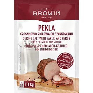 Αλάτι ωρίμανσης Pekla με σκόρδο και βότανα για συσκευή ζαμπόν, 100 g