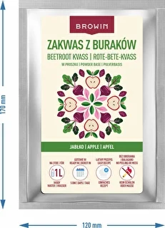 Μείγμα σε σκόνη για ρόφημα ζύμωσης παντζαριού με μήλο, 36 g – photo 3