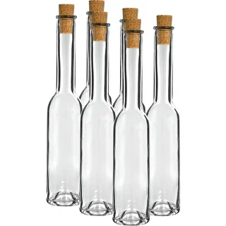 Μπουκάλι για λικέρ 200 ml 6 τεμ.+ 6 φελλοί 23/18