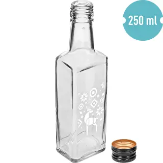 Μπουκάλι Συνταγή, 250 ml με βιδωτό καπάκι - Χριστουγεννιάτικος Τάρανδος – photo 4