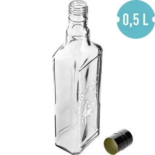 Φιάλη Tynktura, 500 ml με βιδωτό καπάκι - Χριστουγεννιάτικος Τάρανδος – photo 4