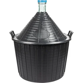 Νταμιτζάνα για κρασί 54 L με πλαστικό καλάθι