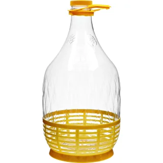 Νταμιτζάνα Dama 5 L PET, με βιδωτό καπάκι, λαβή και καλαθάκι