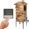 Καπνιστήριο κήπου 200 L dragON Wood 100E - με καύση ξύλου, ηλεκτρική μονάδα θέρμανσης και ελεγκτή - 12 