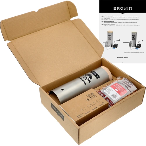 Ξύλινο καπνιστήριο κήπου 200 L – dragON Wood 100E με ηλεκτρική θερμαντική μονάδα και ελεγκτή - 11