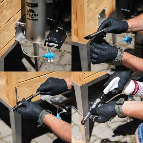 Ξύστρα για γεννήτριες καπνού dragON JET – εύκολος καθαρισμός του σωλήνα καπνού - 4