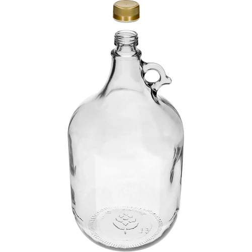 4 x Dama 5 L με φελλό, υδατοπαγίδα ζύμωσης και βιδωτό καπάκι - 3