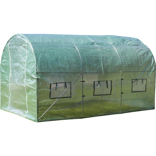 Θερμοκήπιο κήπου (πλαστικό) 2x4,5x2 m - 2