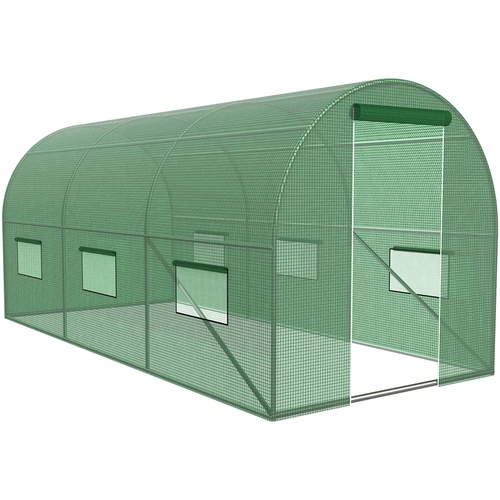 Θερμοκήπιο κήπου (πλαστικό) 2x4,5x2 m - 13