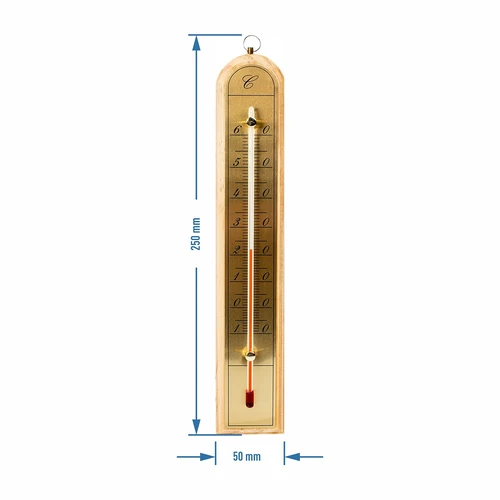 Θερμόμετρο δωματίου με χρυσή κλίμακα (-10°C έως +60°C) 28 cm ποικιλία - 5