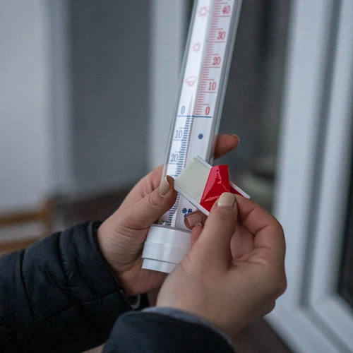 Θερμόμετρο εξωτερικού χώρου (-50°C έως +50°C) 23 cm, μίξ, πολωνικής παραγωγής - 4