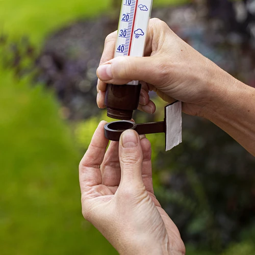 Θερμόμετρο εξωτερικού χώρου καφέ (-60°C έως +50°C) 23cm - 6