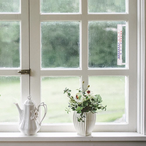 Θερμόμετρο εξωτερικού χώρου λευκό (-60°C έως +50°C) 23 cm - 6