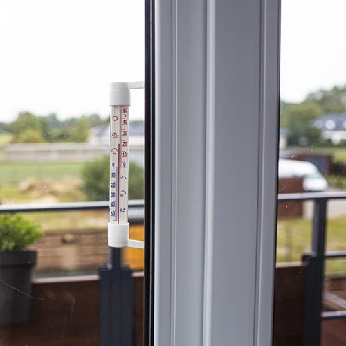 Θερμόμετρο εξωτερικού χώρου λευκό (-60°C έως +50°C) 23 cm - 2