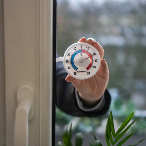 Θερμόμετρο γενικής χρήσης, αυτοκόλλητο (-50°C έως +50°C) Ø 7,2 cm - 3