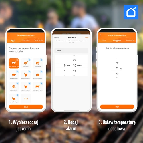Θερμόμετρο κουζίνας με Bluetooth, 2 αισθητήρες - 10