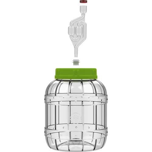 Άθραυστο βάζο για ζύμωση, 3 L - 4