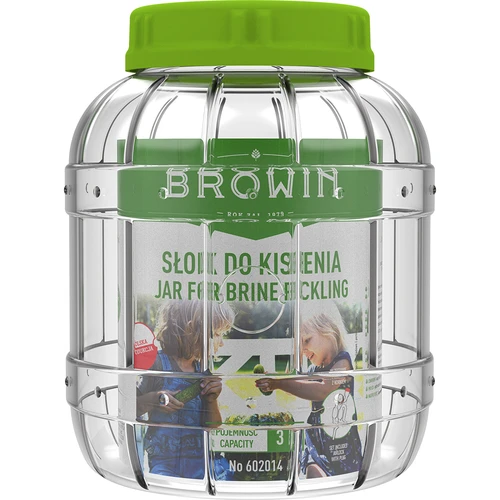 Άθραυστο βάζο για ζύμωση, 3 L - 3