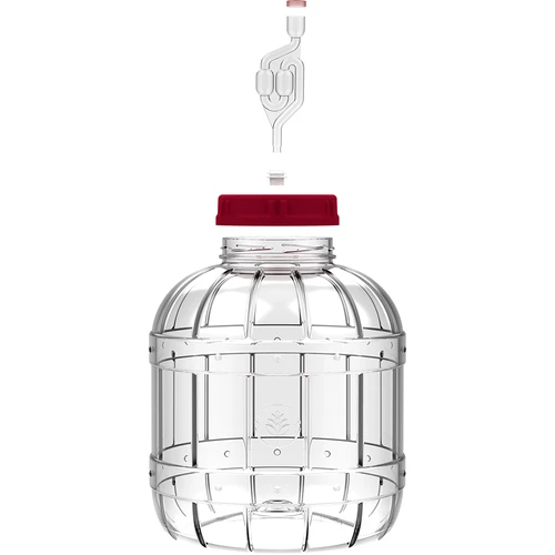 Άθραυστο, πολυλειτουργικό βάζο ζύμωσης, 8L - 3