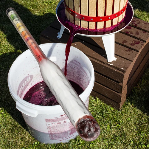 Άθραυστο σακχαρόμετρο με δοκιμαστικό κύλινδρο, εύρος μέτρησης: -5–35°Blg - 7