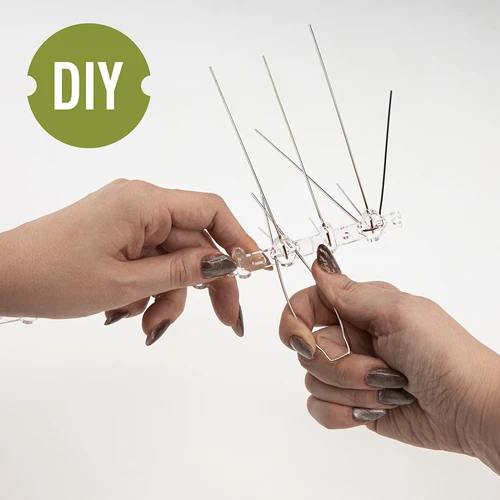 Ακίδες για πουλιά, σε πλαστική λωρίδα, 10 τεμ. - 5