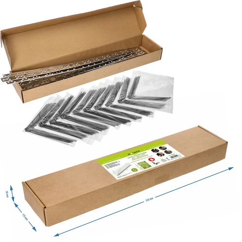 Ακίδες για πτηνά, σε μεταλλική λωρίδα, 10 τεμ. - 10