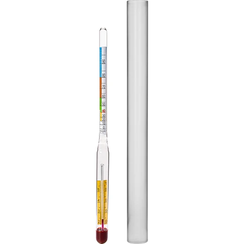 Αλκοολόμετρο με θερμόμετρο