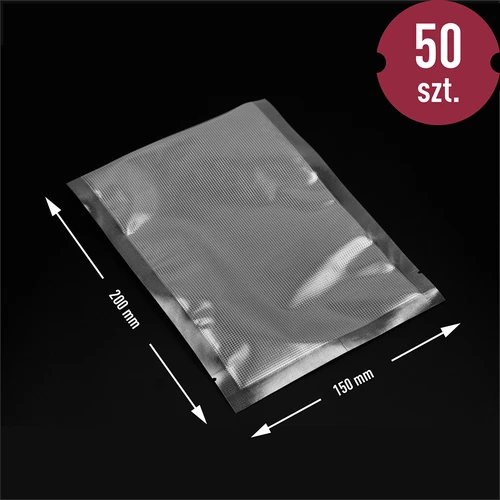 Ανάγλυφες σακούλες για συσκευαστή κενού  15x20 cm, 50 τεμ. - 7