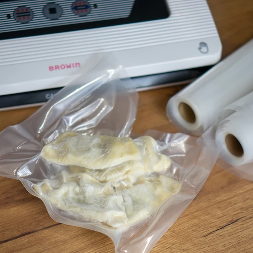 Ανάγλυφη μεμβράνη σε σωληνωτό ρολό - για συσκευαστή κενού, 25 x 600cm - 11