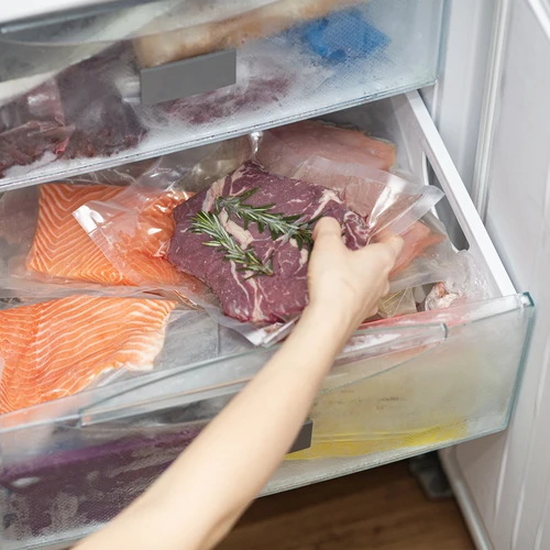 Ανάγλυφη μεμβράνη σε σωληνωτό ρολό - για συσκευαστή κενού, 25 x 600cm - 9