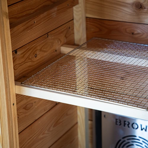 Ανοξείδωτη δικτυωτή σχάρα για ξύλινο/κοντραπλακέ καπνιστήριο dragON 330339, 330341, 330340, 330360 - 5