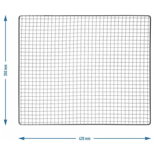 Ανοξείδωτη δικτυωτή σχάρα για ξύλινο/κοντραπλακέ καπνιστήριο dragON 330339, 330341, 330340, 330360 - 4